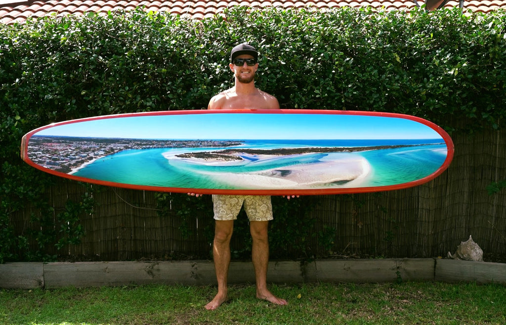 Surfboard Mounted Prints
