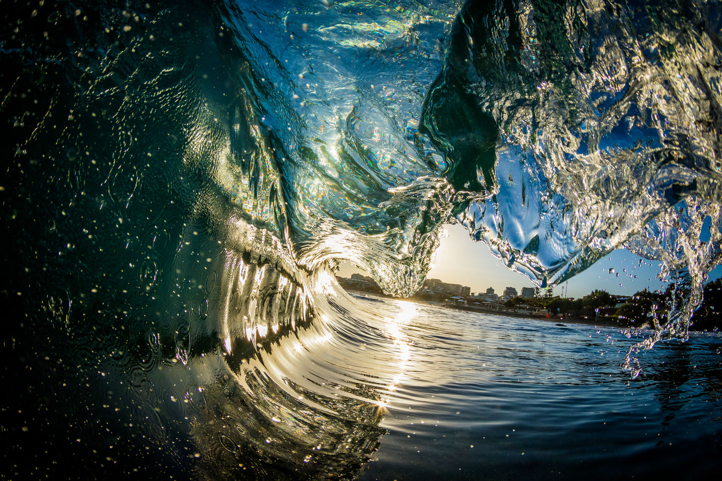 Sunset Glass - Kings Beach - Photography Sunshine Coast