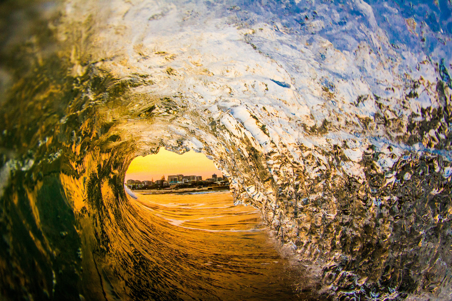 Fire Tunnel - Kings Beach - Photography Sunshine Coast