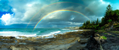 Double Rainbow - Kings Beach - Photography Sunshine Coast
