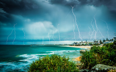 Kings Beach Multi Bolt - Photography Sunshine Coast