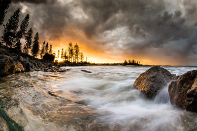 Moffat Beach Sunburst - Photography Sunshine Coast