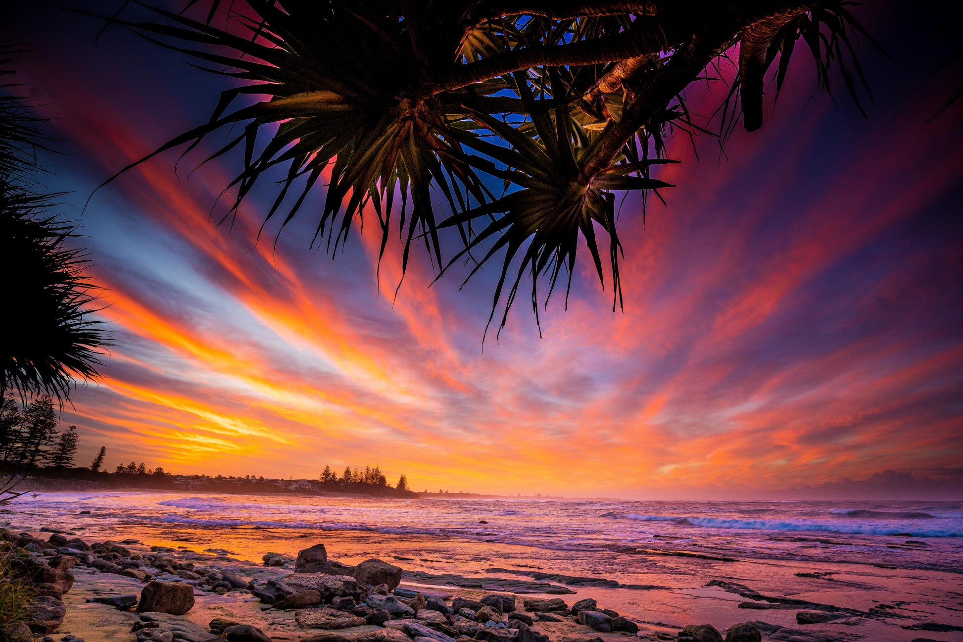 Moffat Beach Sunset (Copy) - Photography Sunshine Coast