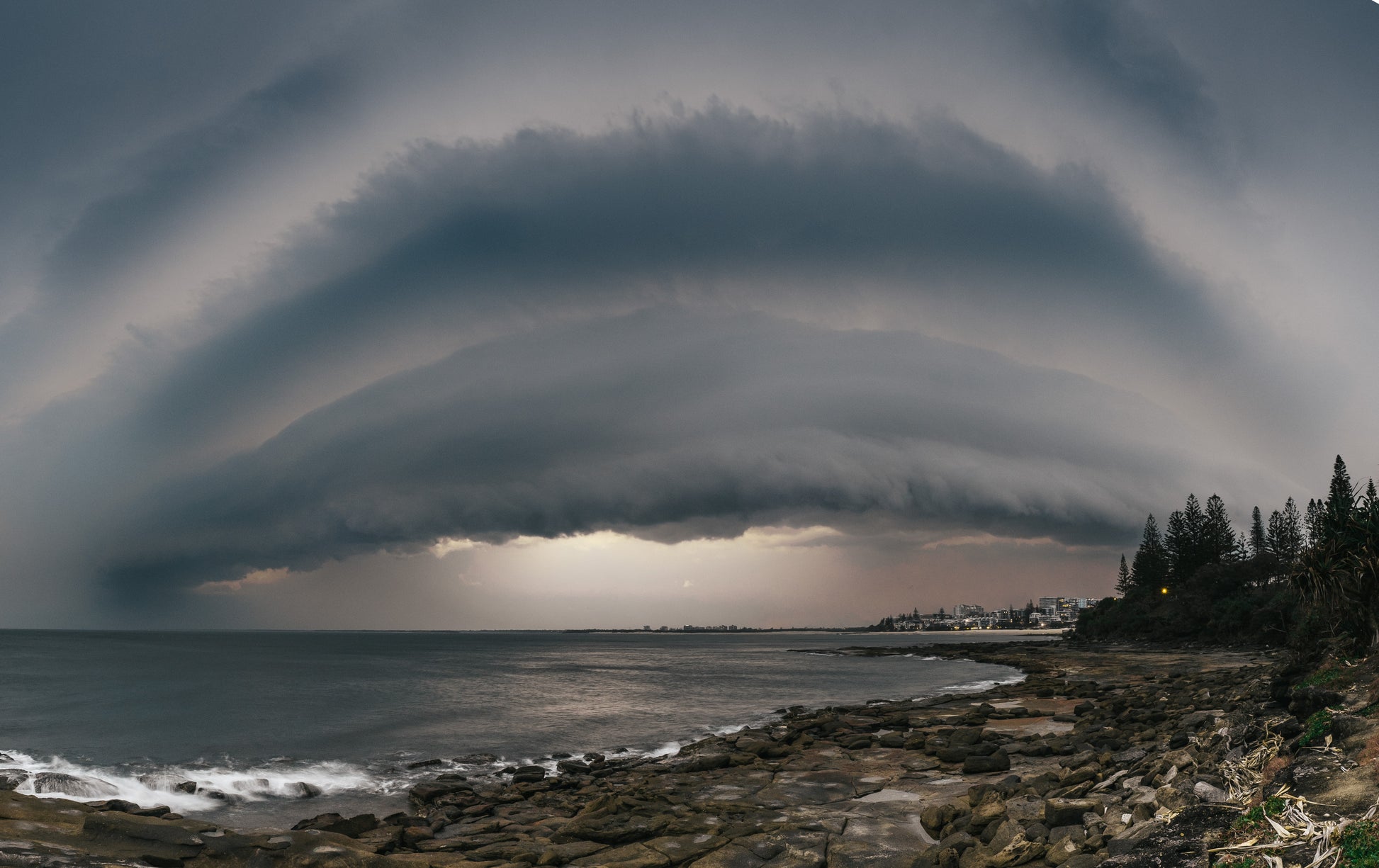 Kings Beach Storm - Photography Sunshine Coast
