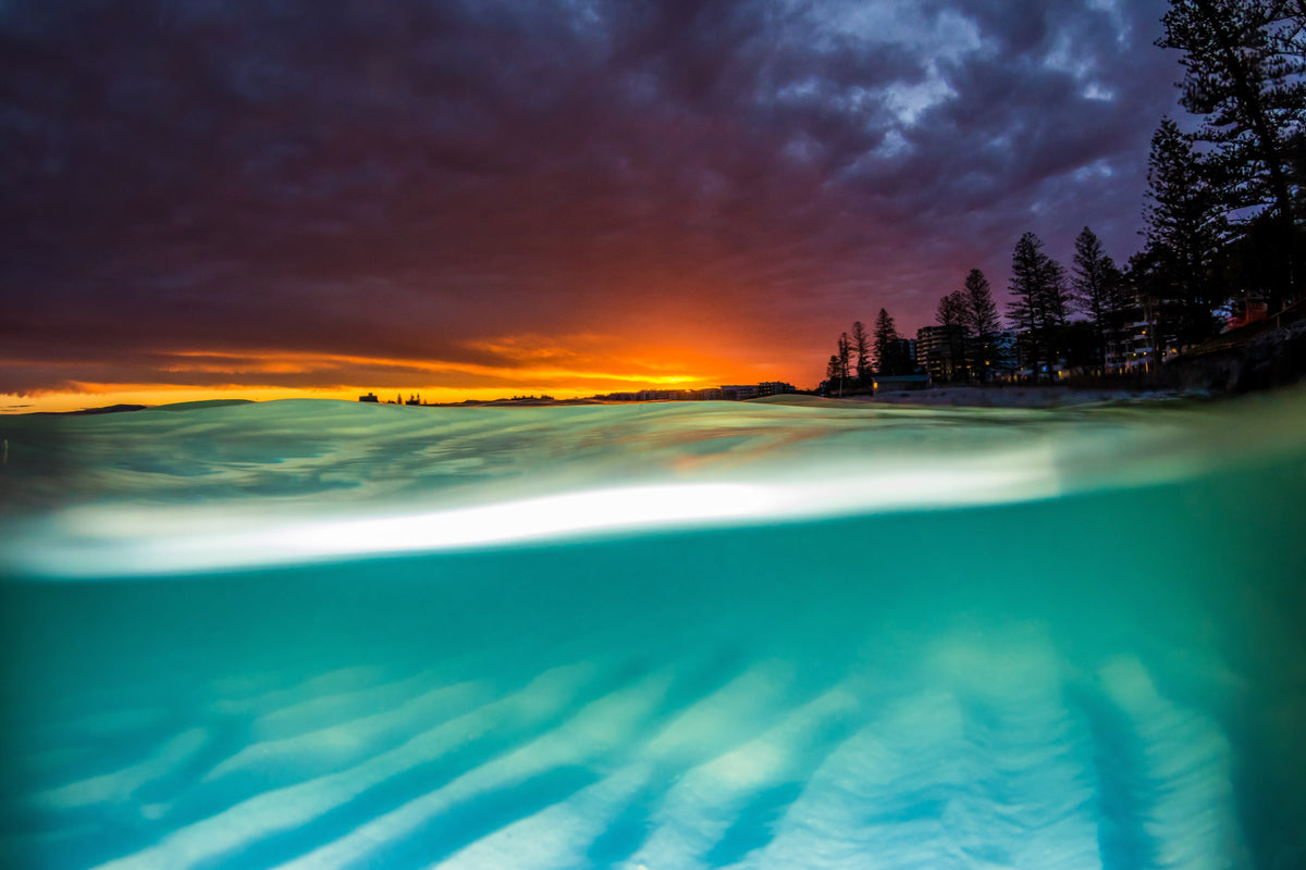 Sunset Under/Over - Photography Sunshine Coast