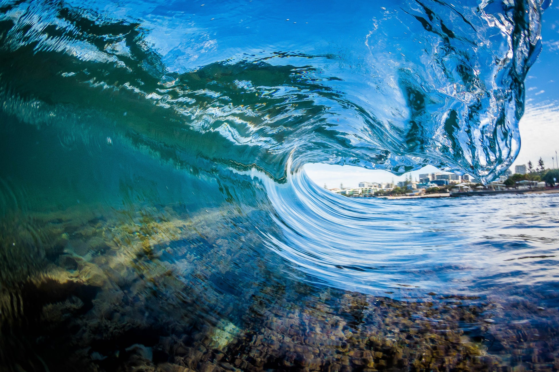 Kings Beach - Glass - Photography Sunshine Coast