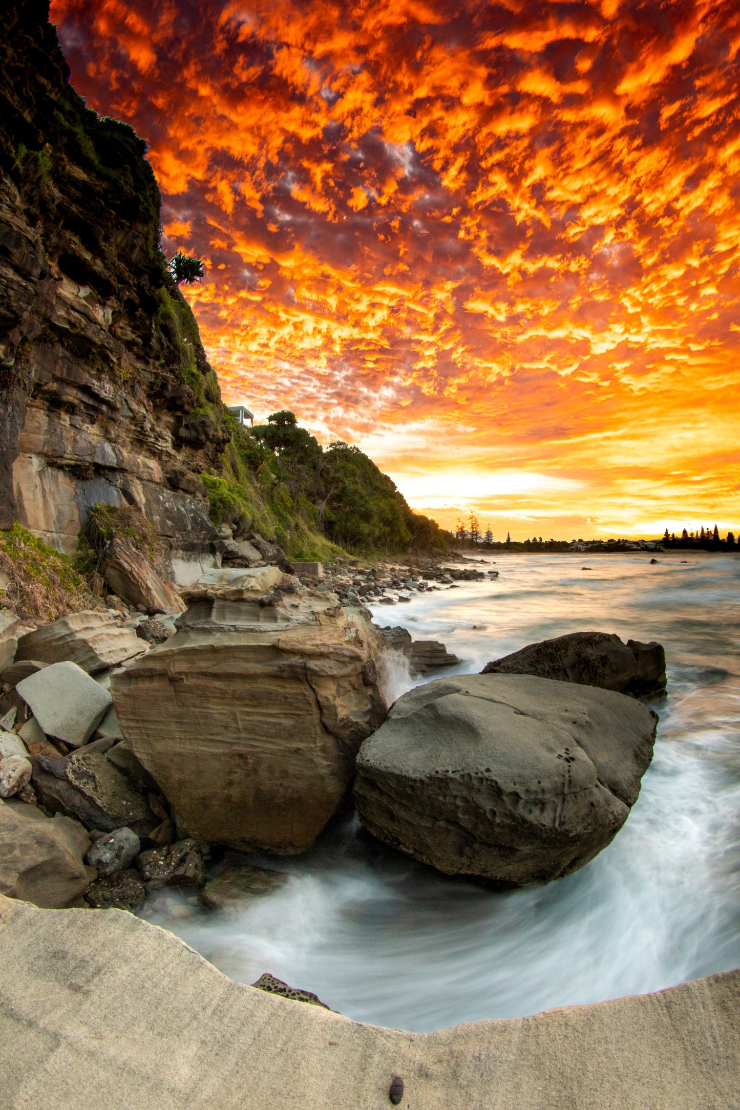 Moffat Headland Sunset II - Photography Sunshine Coast