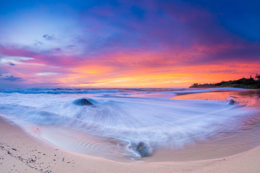 Shelly Beach Sunburst I - Photography Sunshine Coast