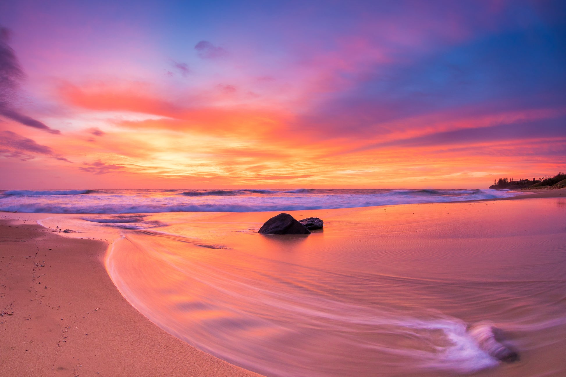 Shelly Beach Sunrise - Photography Sunshine Coast