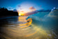 Paddle Pop Sunset - Photography Sunshine Coast